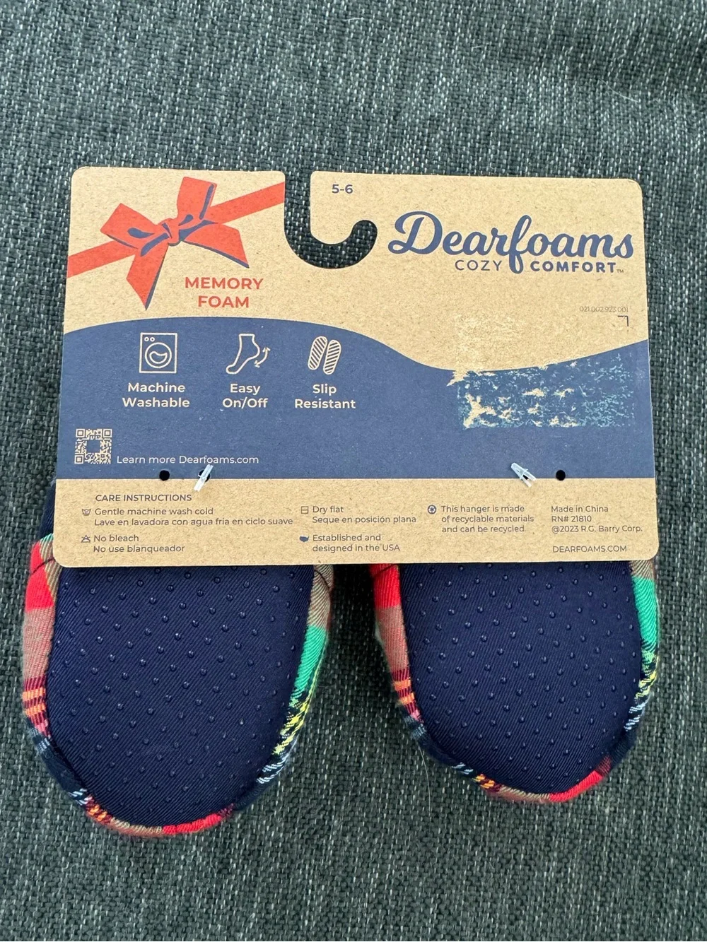 Dearfoams Baby Bear Slippers